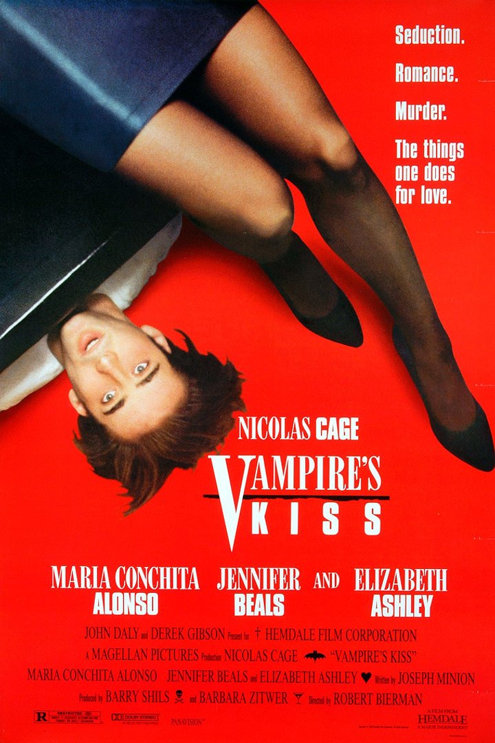 Vampire's Kiss (1988) Poster