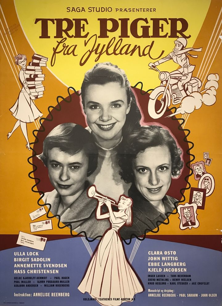 Tre Piger Fra Jylland (1957) Poster