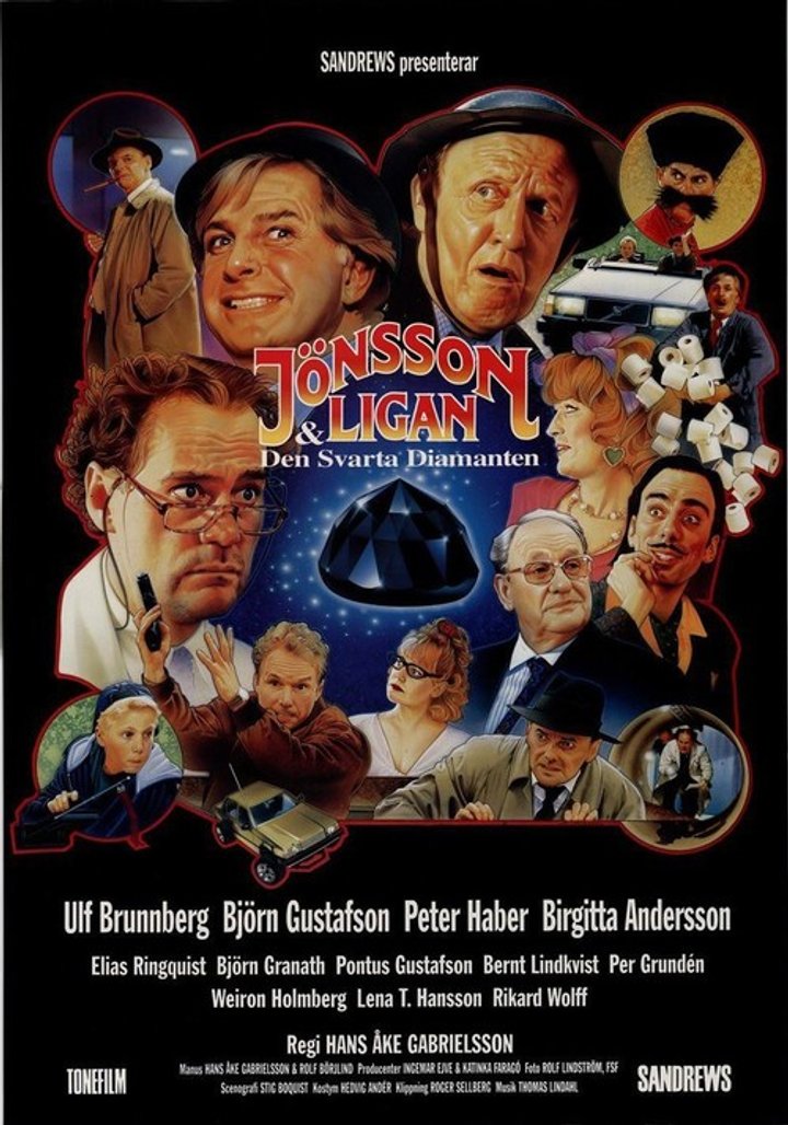 Jönssonligan & Den Svarta Diamanten (1992) Poster