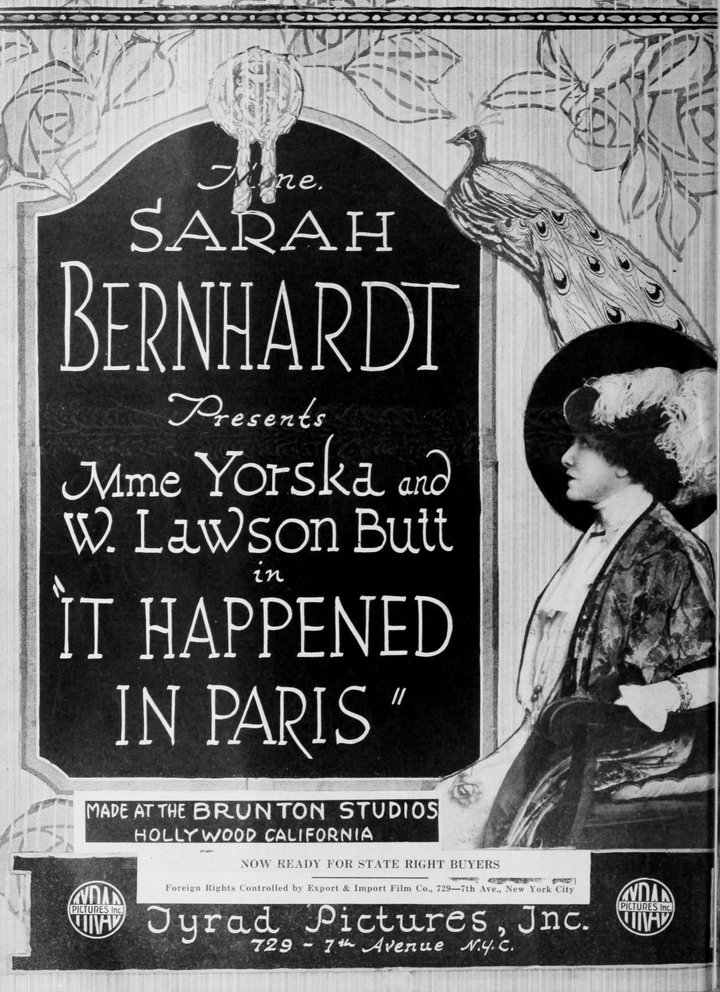 It Happened In Paris (1919) Poster