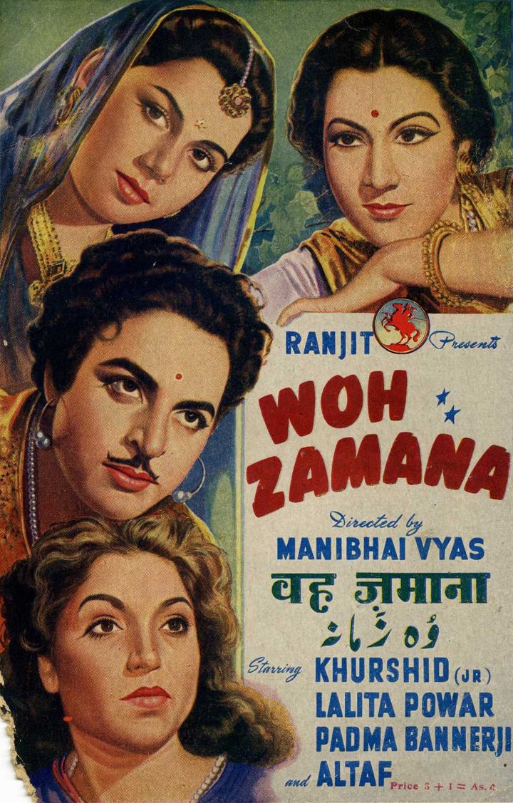 Woh Zamana (1947) Poster