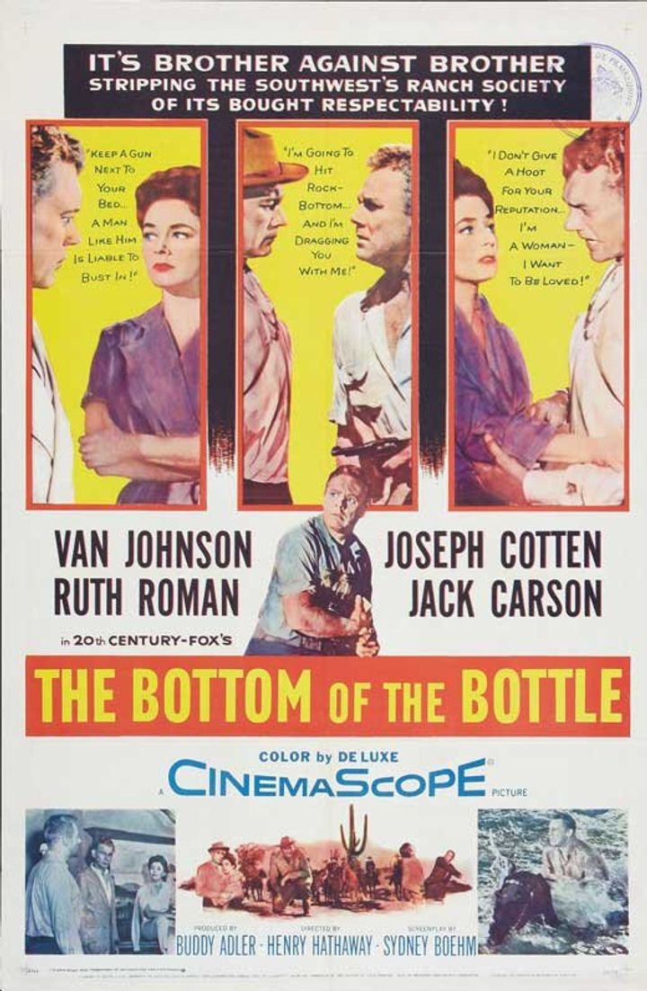 The Bottom Of The Bottle (1956) Poster