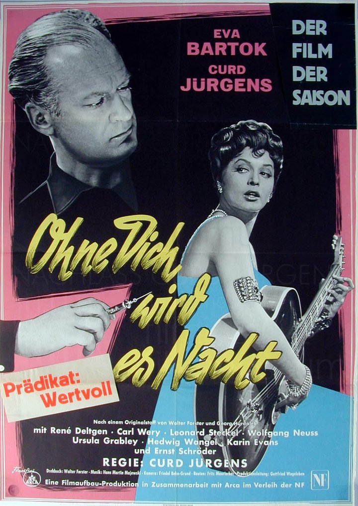 Ohne Dich Wird Es Nacht (1956) Poster