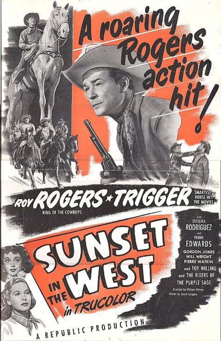 Sunset In The West (1950) Poster