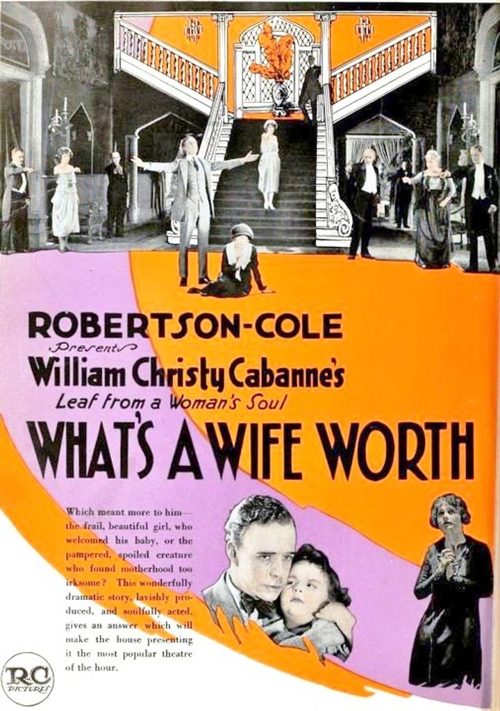 What's A Wife Worth? (1921) Poster