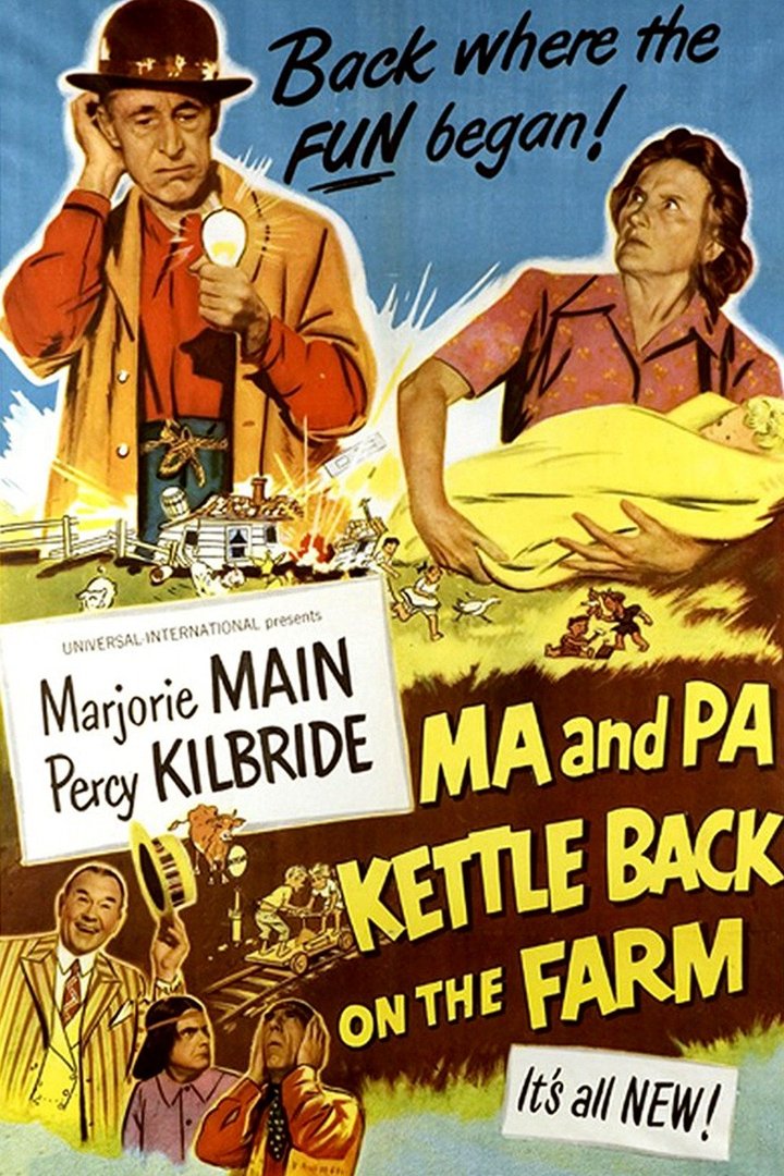 Ma And Pa Kettle Back On The Farm (1951) Poster