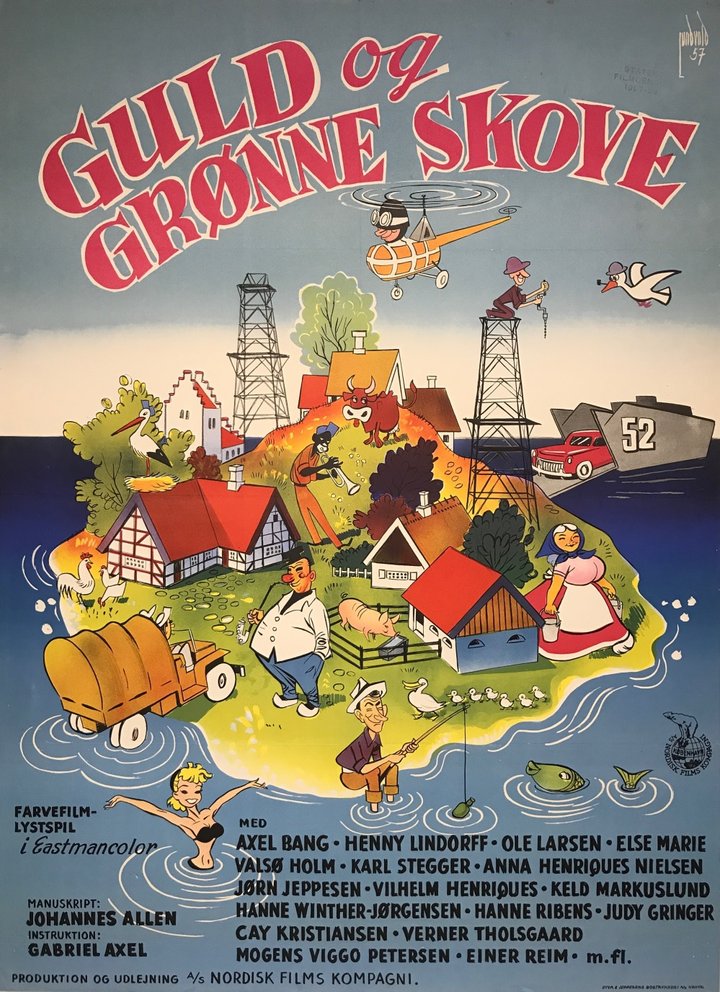 Guld Og Grønne Skove (1958) Poster