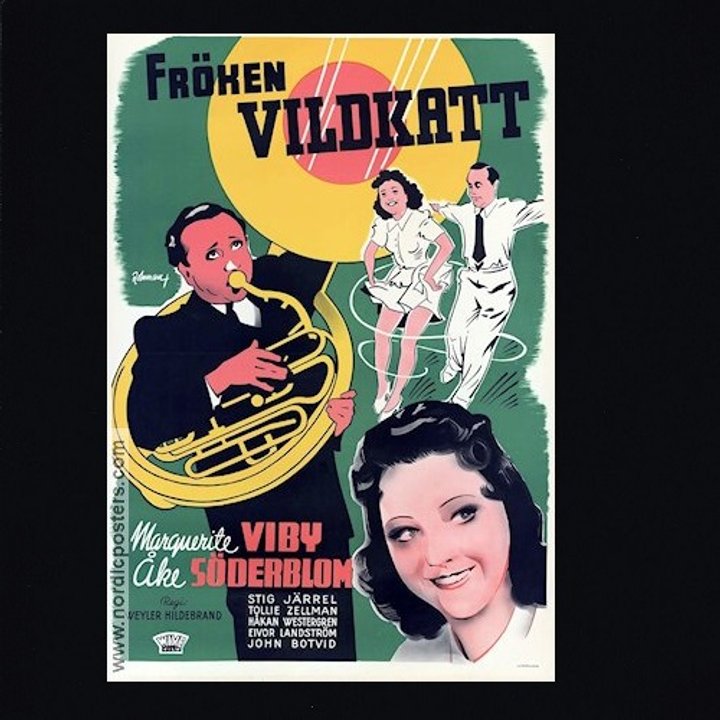 Fröken Vildkatt (1941) Poster