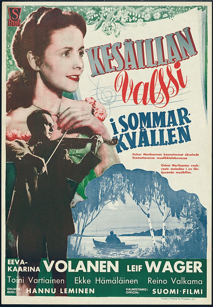 Kesäillan Valssi (1951) Poster