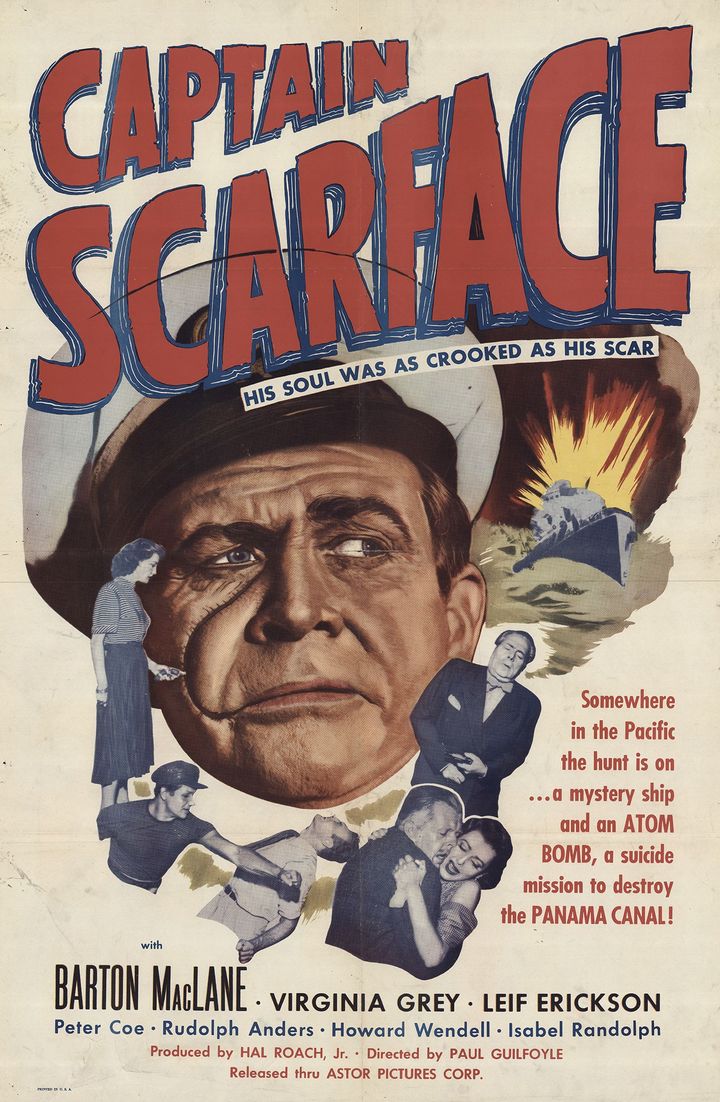 Captain Scarface (1953) Poster