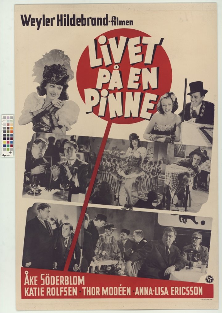 Livet På En Pinne (1942) Poster