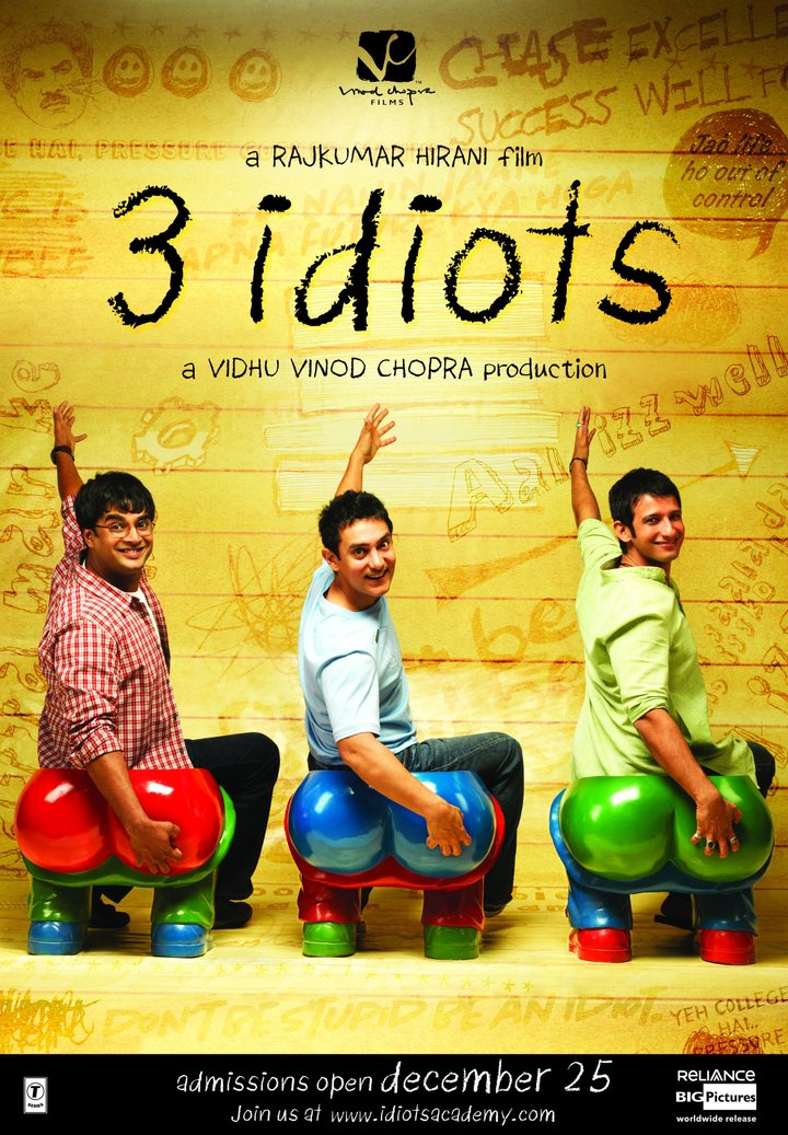 3 Idiots (2009) Poster