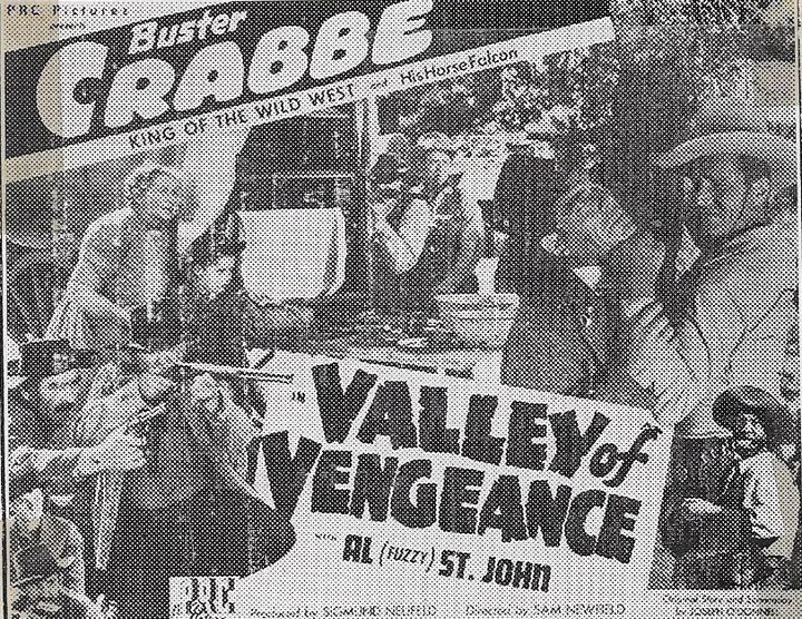 Valley Of Vengeance (1944) Poster