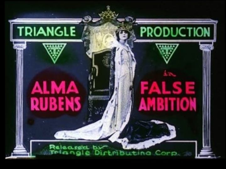 False Ambition (1918) Poster