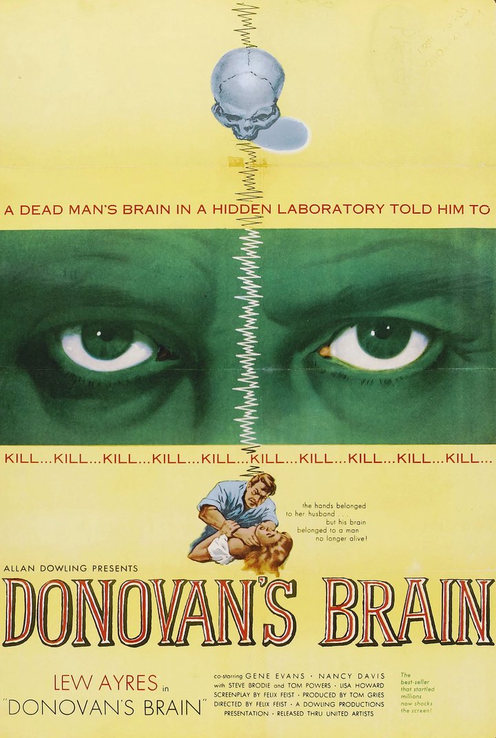 Donovan's Brain (1953) Poster