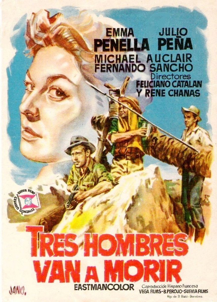 Tres Hombres Van A Morir (1954) Poster