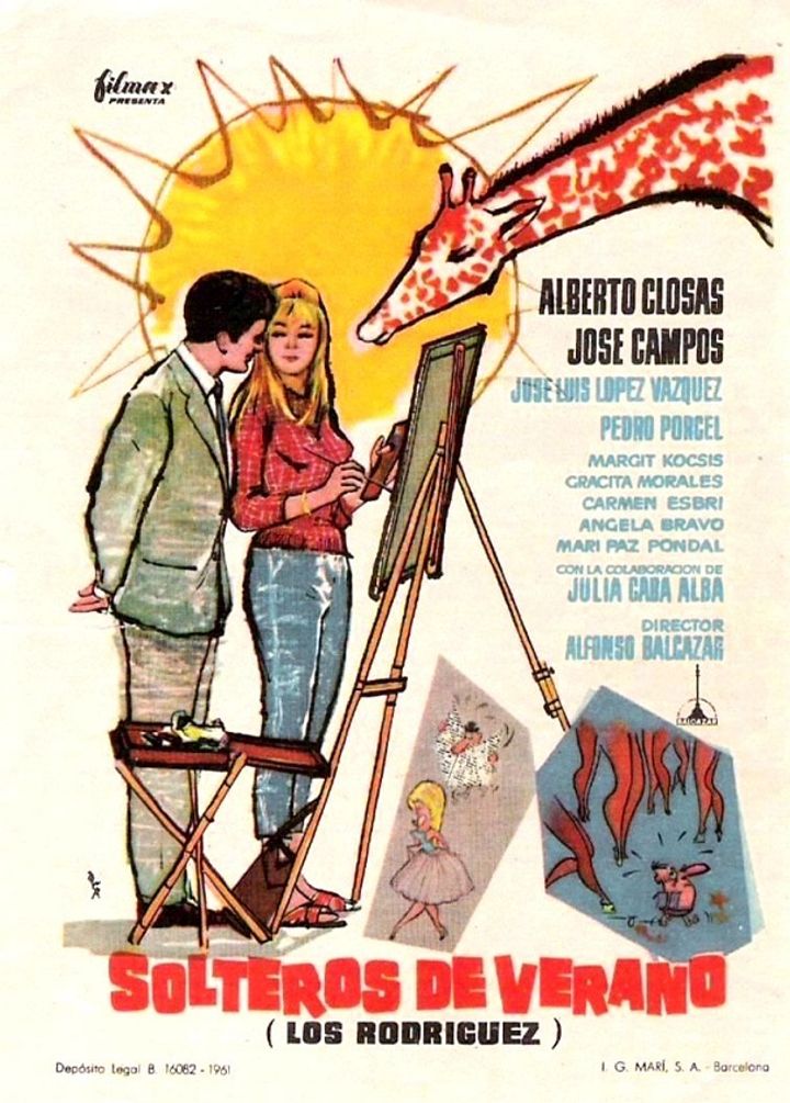 Solteros De Verano (1962) Poster