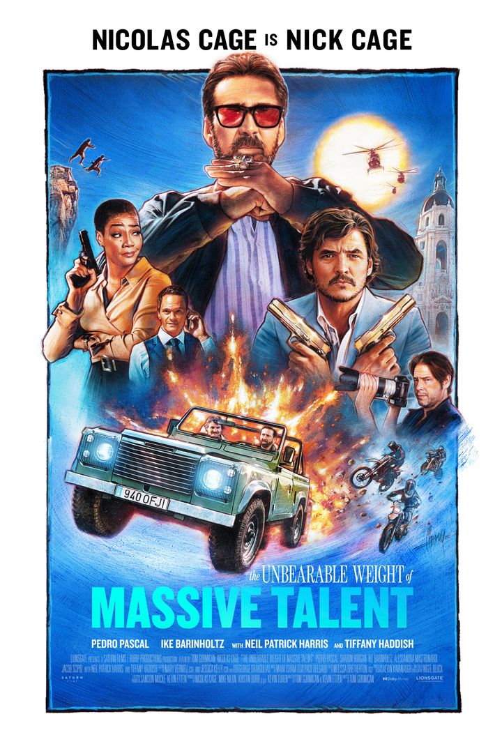 The Unbearable Weight Of Massive Talent (2022) Poster