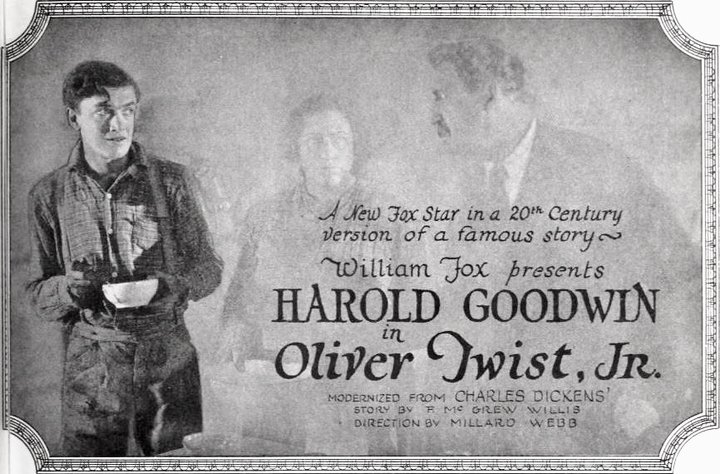 Oliver Twist, Jr. (1921) Poster