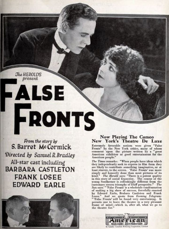 False Fronts (1922) Poster