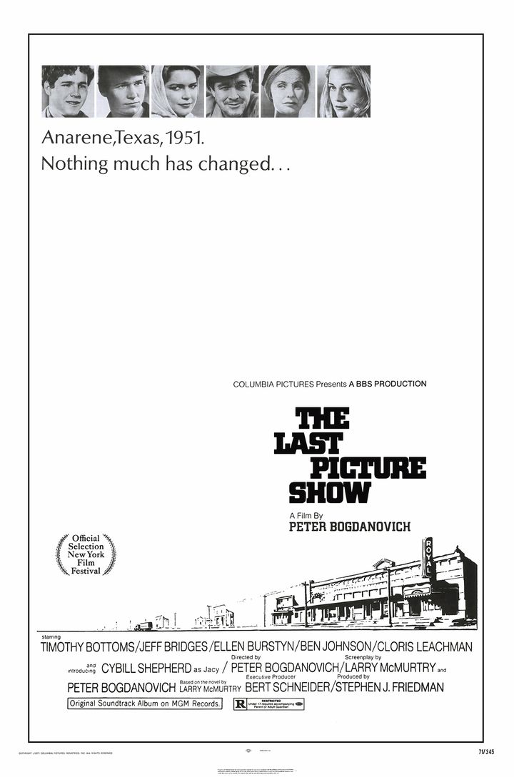 The Last Picture Show (1971) Poster