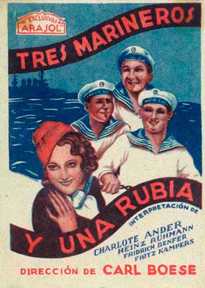 Drei Blaue Jungs, Ein Blondes Mädel (1933) Poster