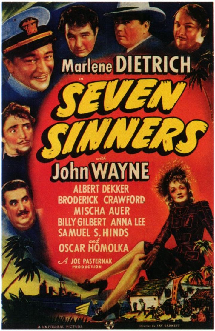 Seven Sinners (1940) Poster