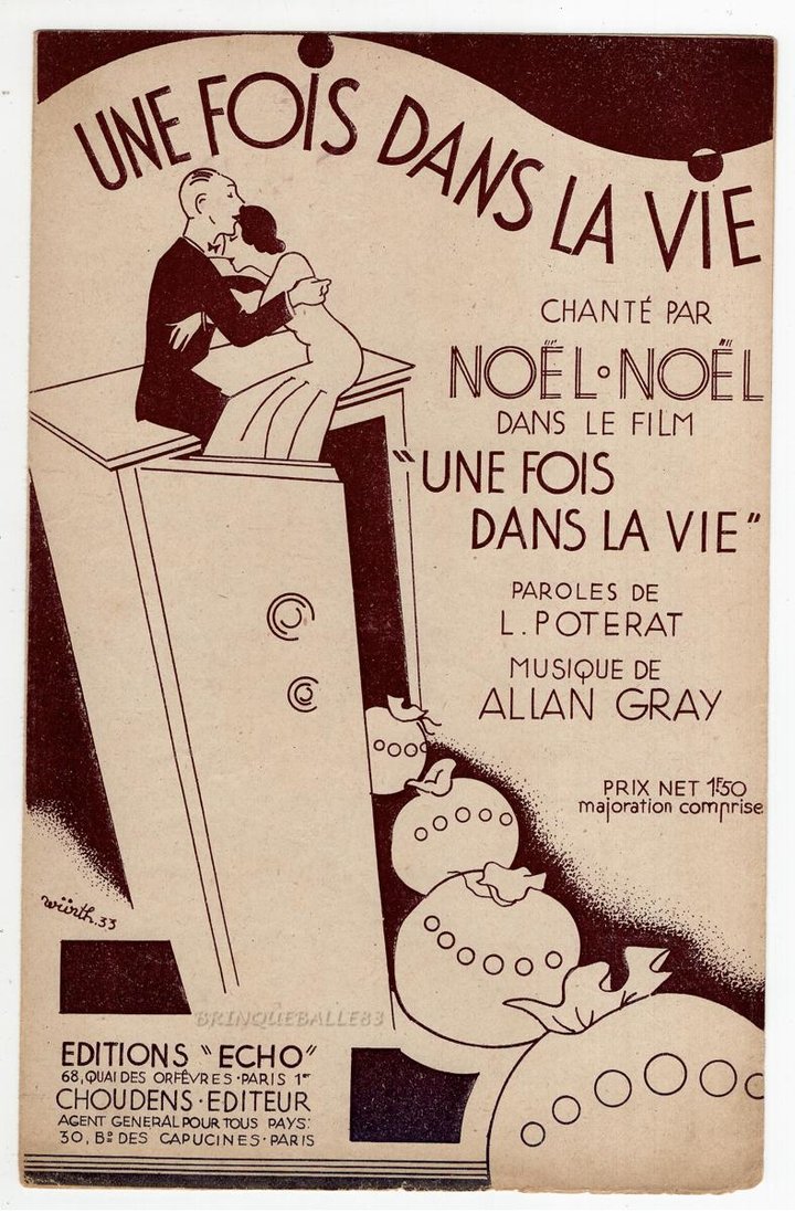 Une Fois Dans La Vie (1934) Poster