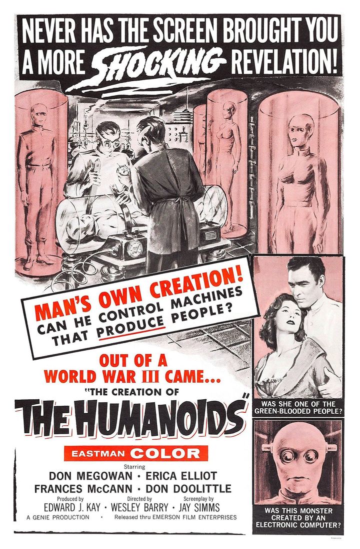 The Creation Of The Humanoids (1962) Poster