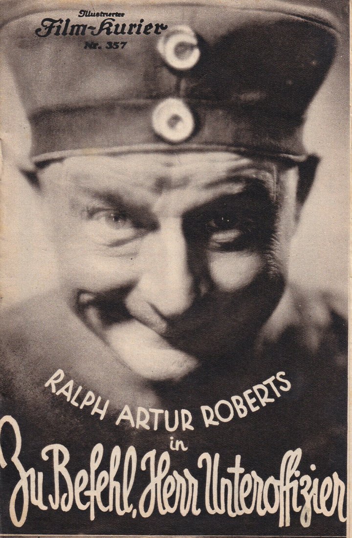 Zu Befehl, Herr Unteroffizier (1932) Poster