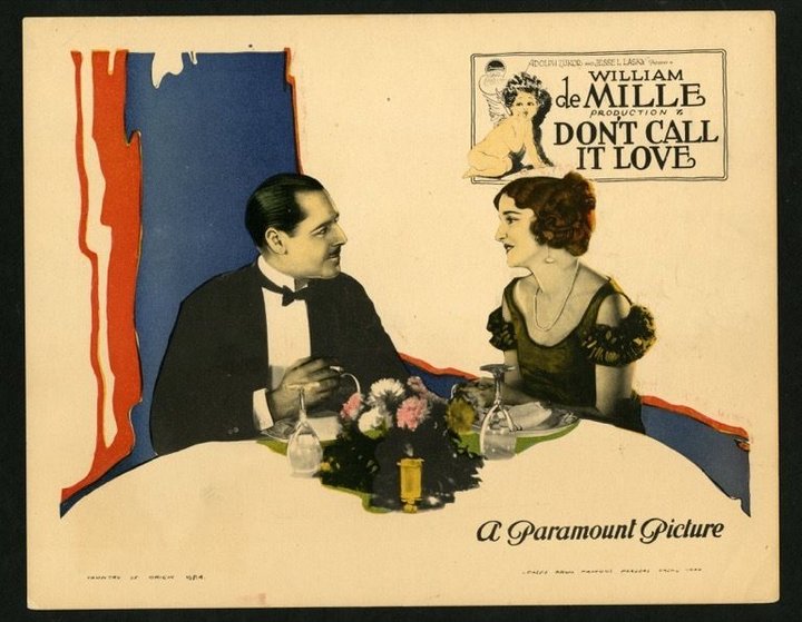 Don't Call It Love (1923) Poster