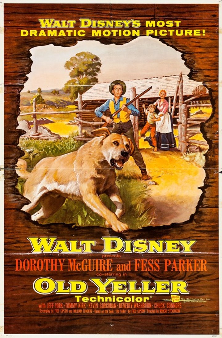 Old Yeller (1957) Poster