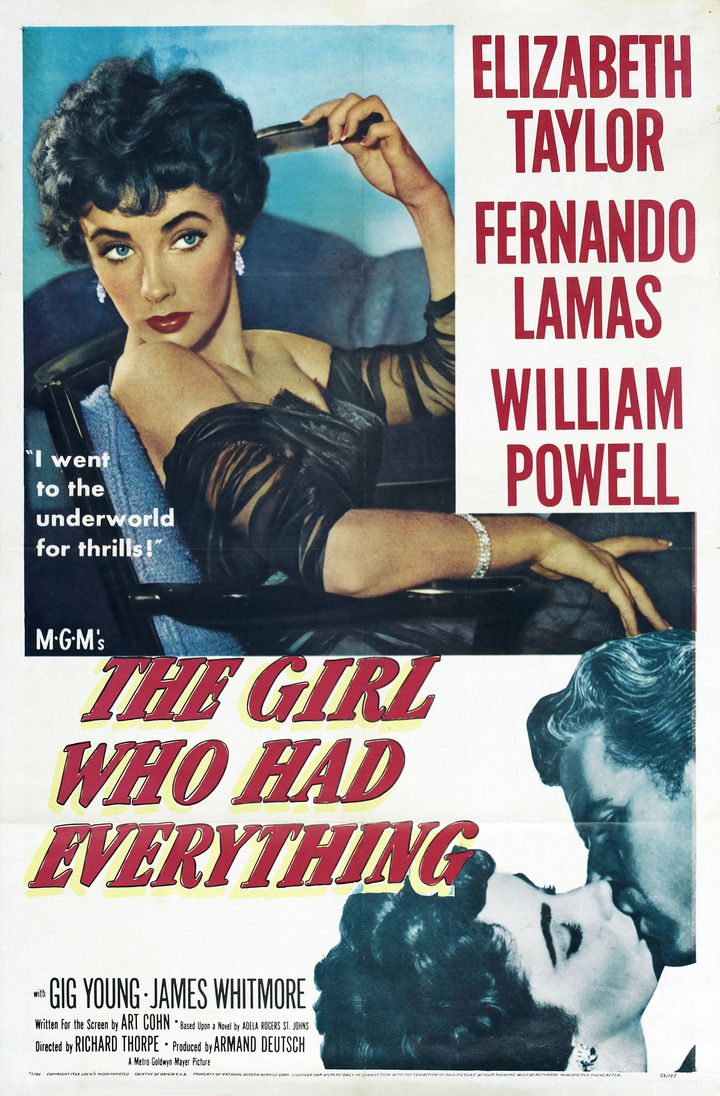 The Girl Who Had Everything (1953) Poster