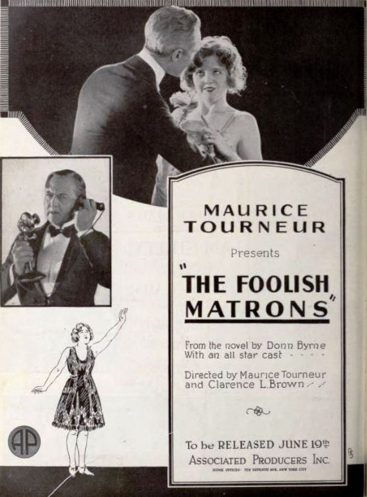 The Foolish Matrons (1921) Poster