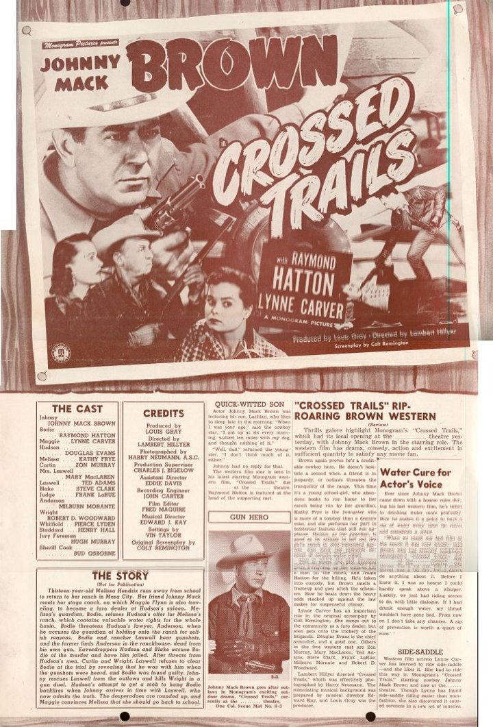 Crossed Trails (1948) Poster