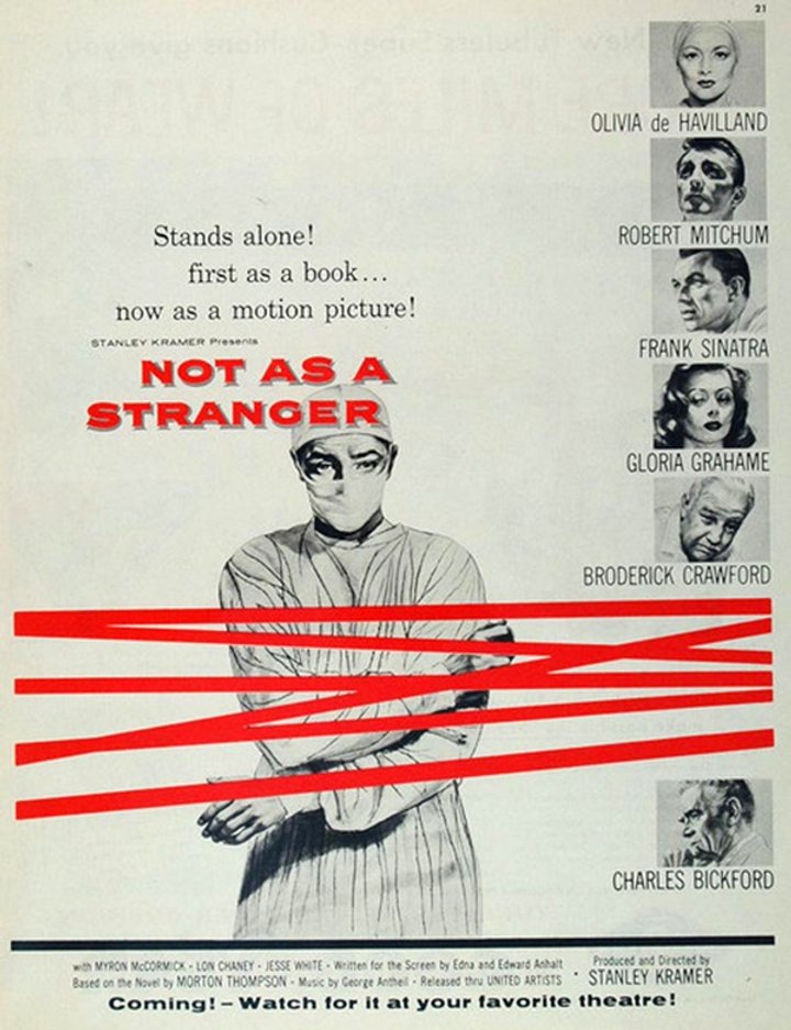 Not As A Stranger (1955) Poster