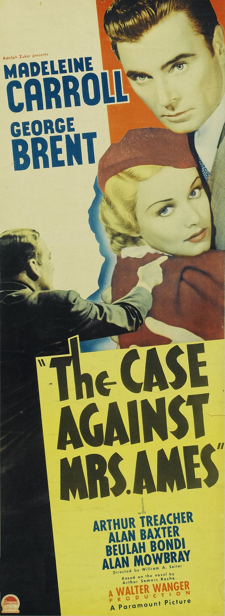 The Case Against Mrs. Ames (1936) Poster