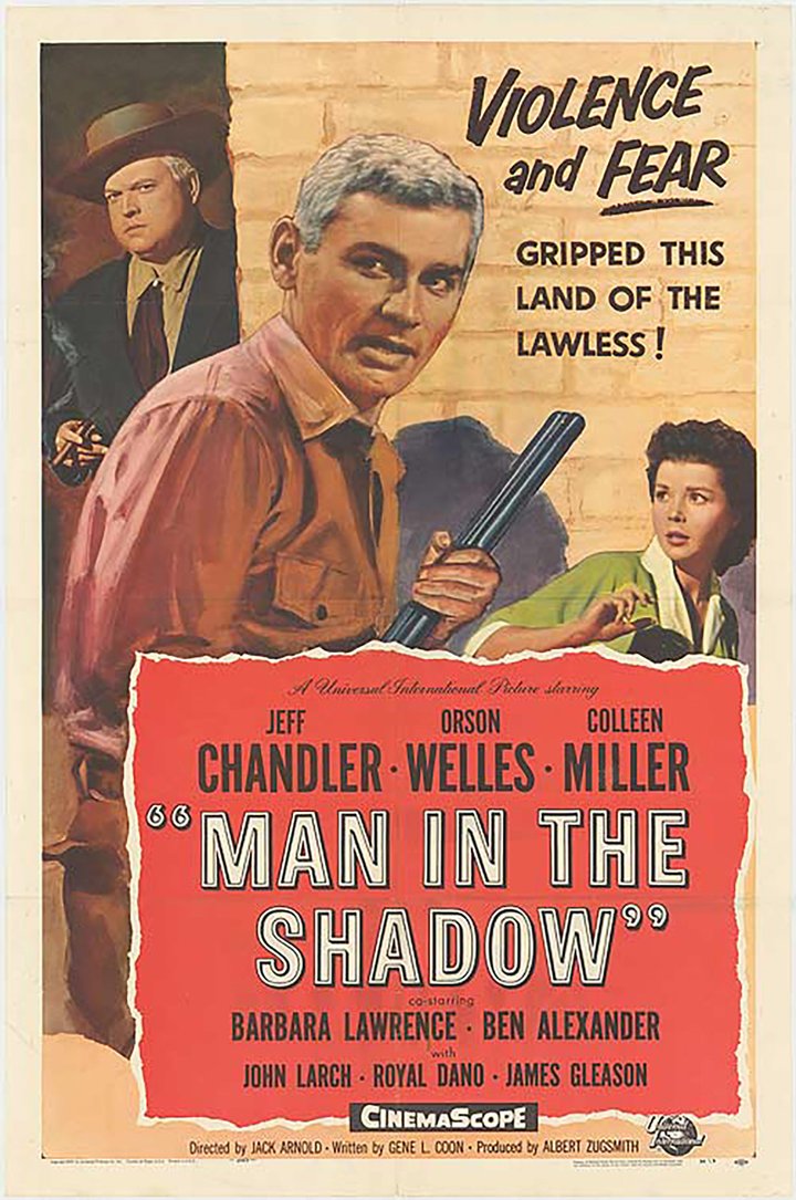 Man In The Shadow (1957) Poster