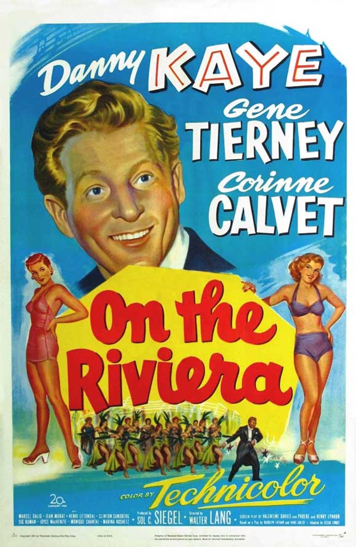 On The Riviera (1951) Poster