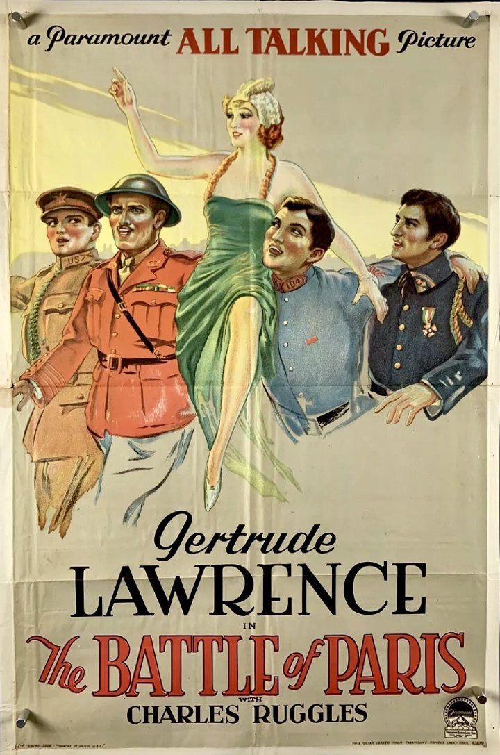 Battle Of Paris (1929) Poster