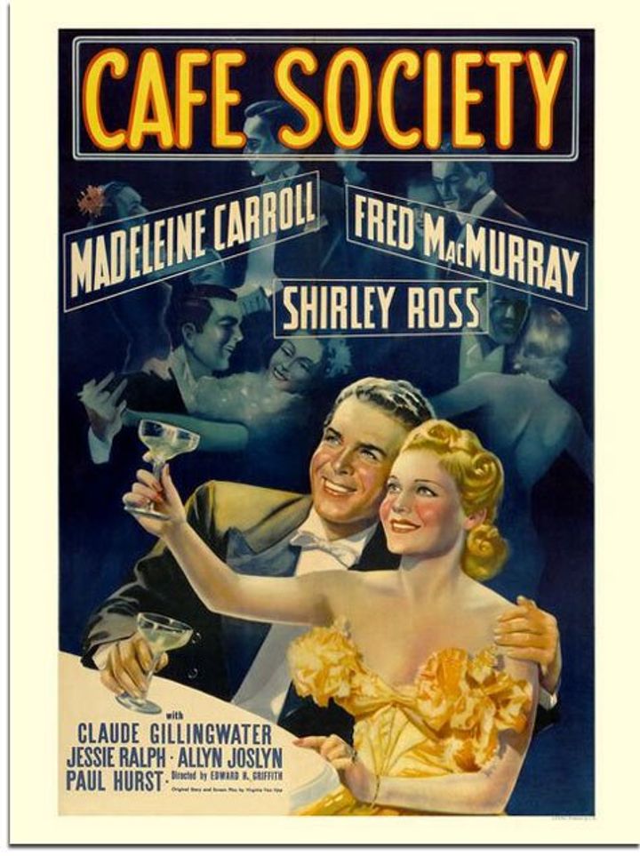 Cafe Society (1939) Poster