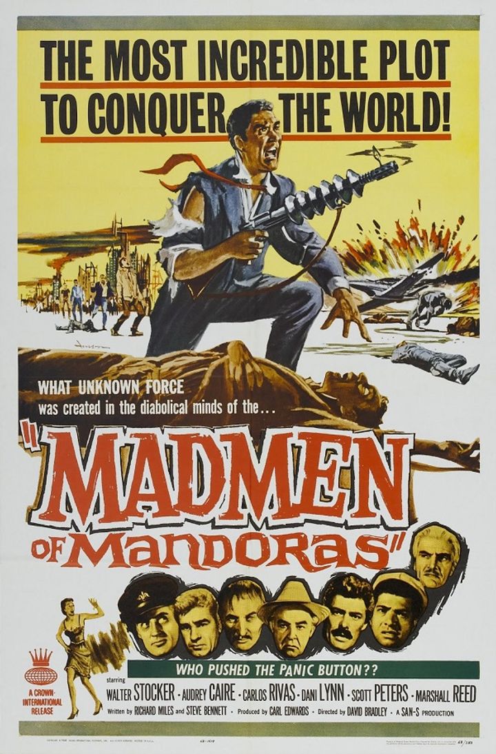 The Madmen Of Mandoras (1963) Poster