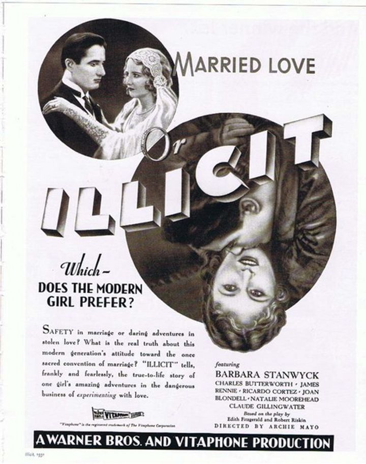 Illicit (1931) Poster