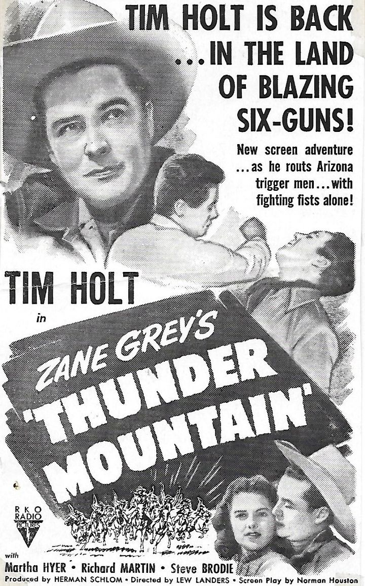 Thunder Mountain (1947) Poster