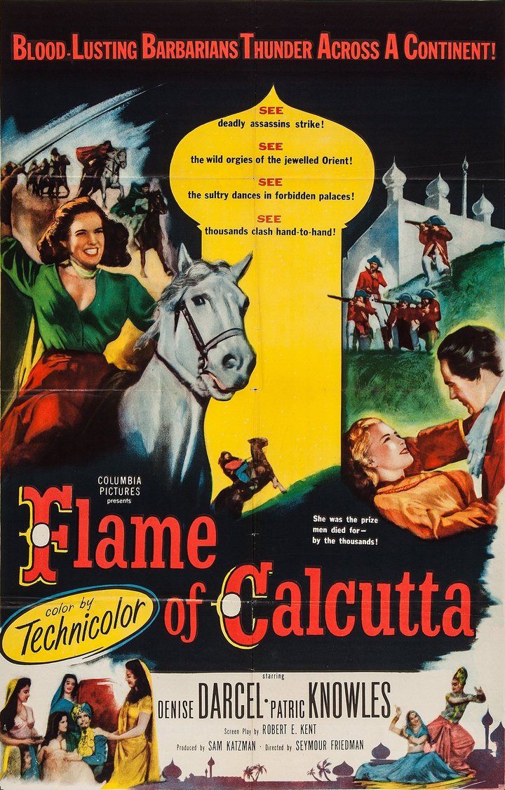 Flame Of Calcutta (1953) Poster