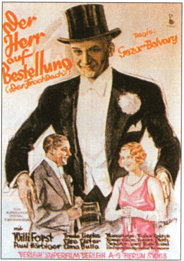 Der Herr Auf Bestellung (1930) Poster