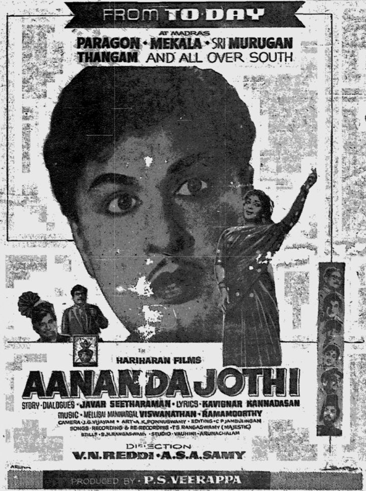 Aananda Jothi (1963) Poster