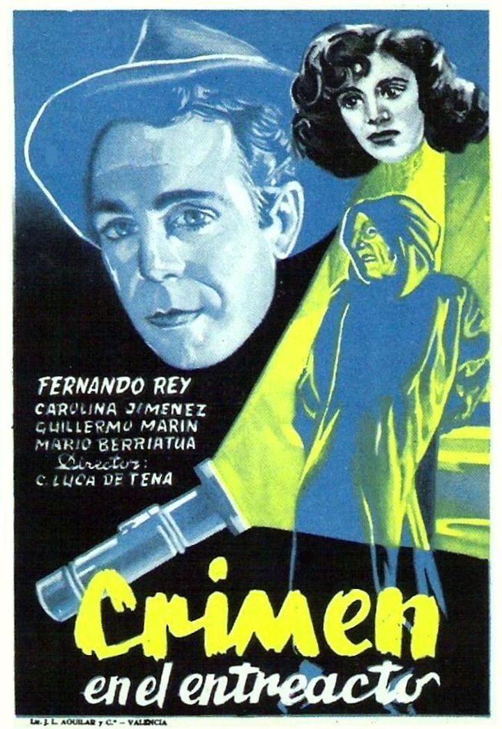 Crimen En El Entreacto (1954) Poster