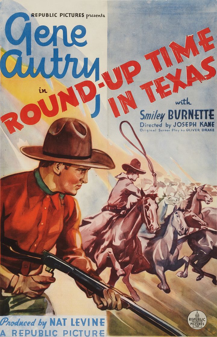 Round-up Time In Texas (1937) Poster