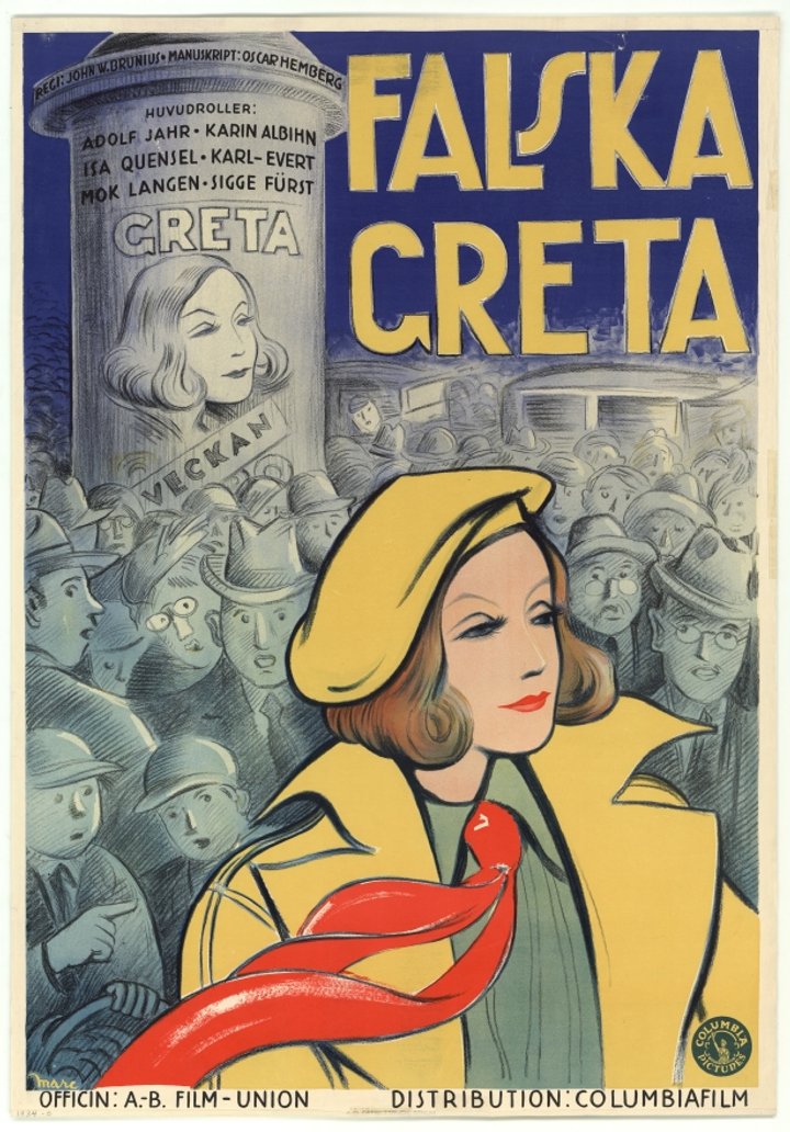 Falska Greta (1934) Poster